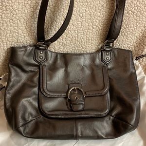Coach Campbell Leather Carryall
